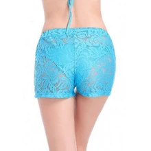 Сексуальные пляжные шорты для женщин, кружевная пляжная одежда, купальный костюм, купальный костюм, плавки, одежда для плавания, короткие плавки, пляжные шорты