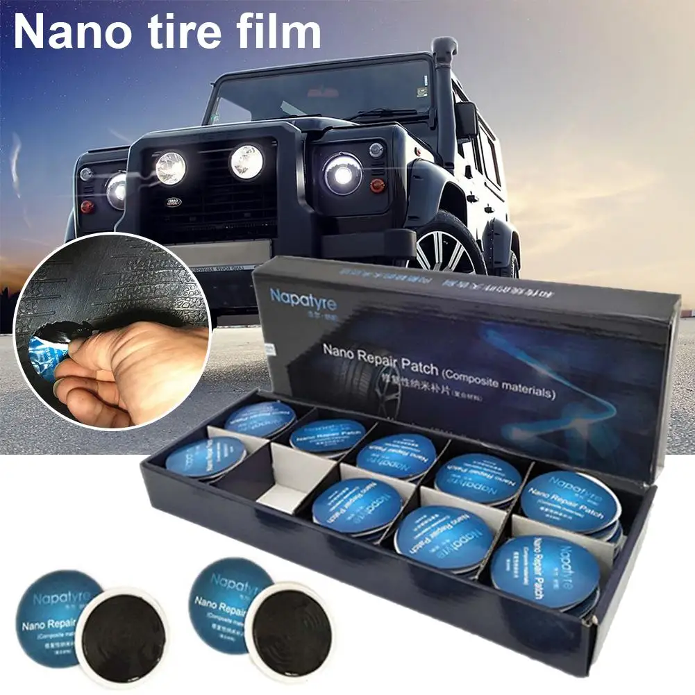 

20Pcs 50Pcs Fast Self-adhesive Cold Film Car Drying Inner Tube Vacuum Tire Repair Tool Without Glue Patch New Arrival 2019