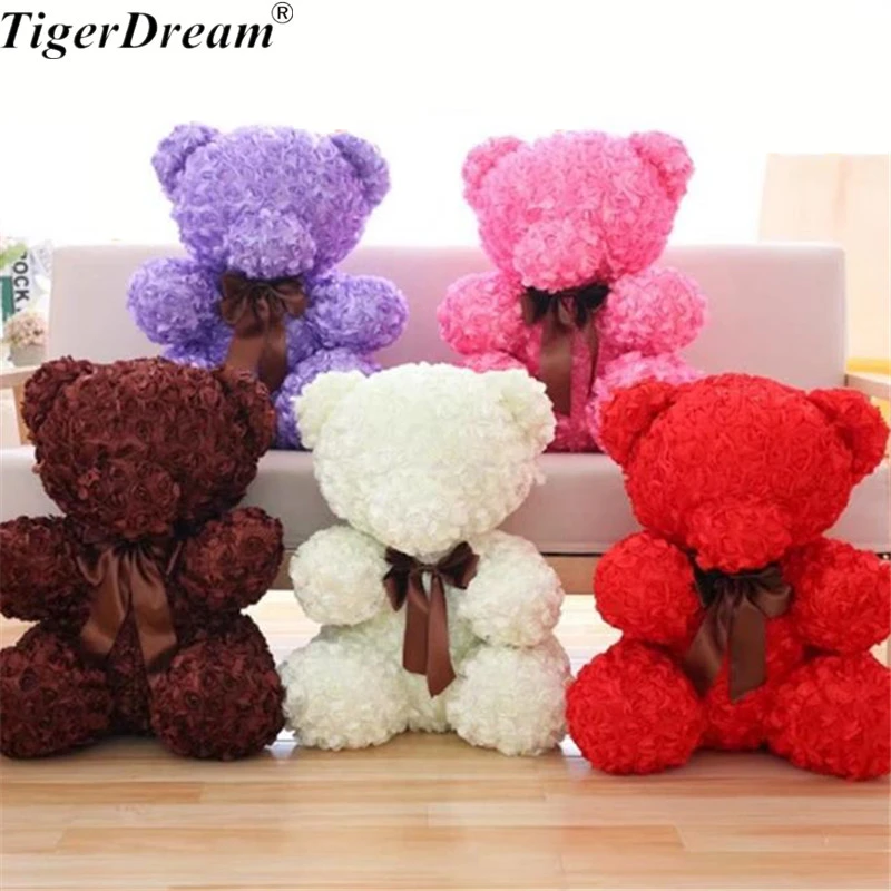big rose teddy bear