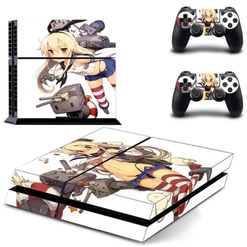 

New PS4 Skin Sticker Decal Vinyl for Sony Playstation 4 Console and Controllers PS4 Skin Sticker - Azur Lane Crosswave