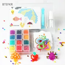 1200 шт., водостойкие бусины, 3D головоломка, игрушки, 12 цветов, драгоценный камень, спрей, бисер, набор, головоломка, развивающие игрушки для детей