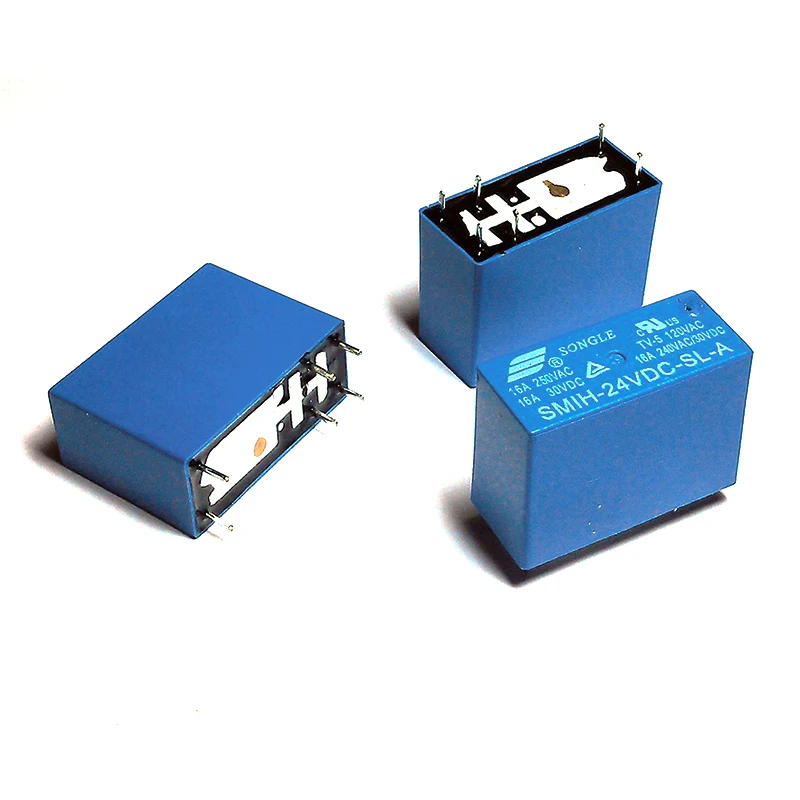 

6pin 24V DC 16A sealed relay 6 feet Songle brand relay 1NO 1NC