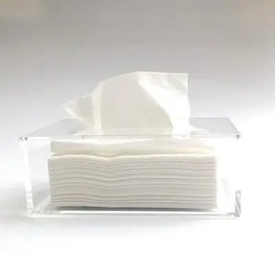 

Free shipping high grade transparent tissue box acrylic Tissue boxes sitting room business tissue box