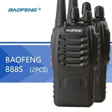 2PCS Baofeng BF 888S Walkie Talkie Baofeng 888s CB Radio 16CH 5W UHF 400 470MHz Portable