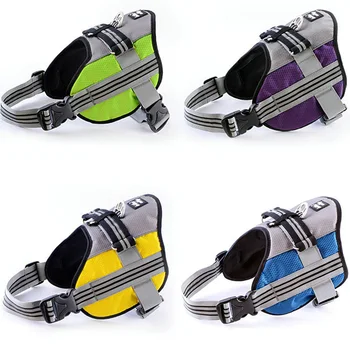 

Brand Dog Harness Training Vest For Medium Big Dogs Adjustable Strong Outdoor Adventure Travel Harness Pitbull Dropshipping 8805