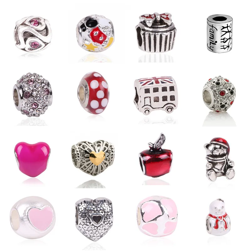 

Free Shipping 1Pc Silver Bead Charm European Charm Bead Long tube family Charm Fit for Pandora Bracelet