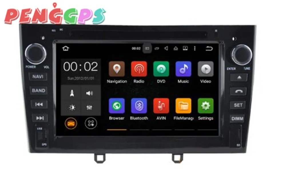 

Android 8.0 7.1 Car Radio Stereo GPS Headunit for Peugeot 308 2007-2013 408 2011+ 308SW Car DVD Player Audio Video Multimedia FM