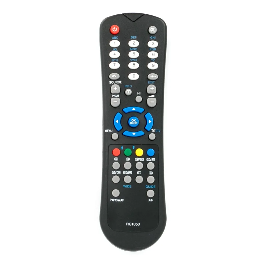 

New RC1050 TV Remote Control fit for Hitachi Vestel Alba Grundig Sanyo Logik Bush Acoustic-Solutions Techwood TVs