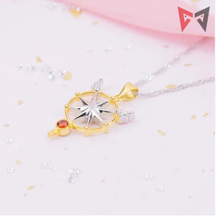 Новинка MMGG аниме розовая Глод карточка для ожерелья Captor CLEAR KINOMOTO SAKURA Косплей