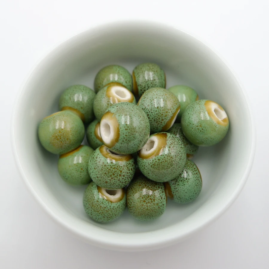 

DIY Ceramic beads Yoga wholesale porcelain bead for jewelry making 12mm 20pieces/lot beads #A203A