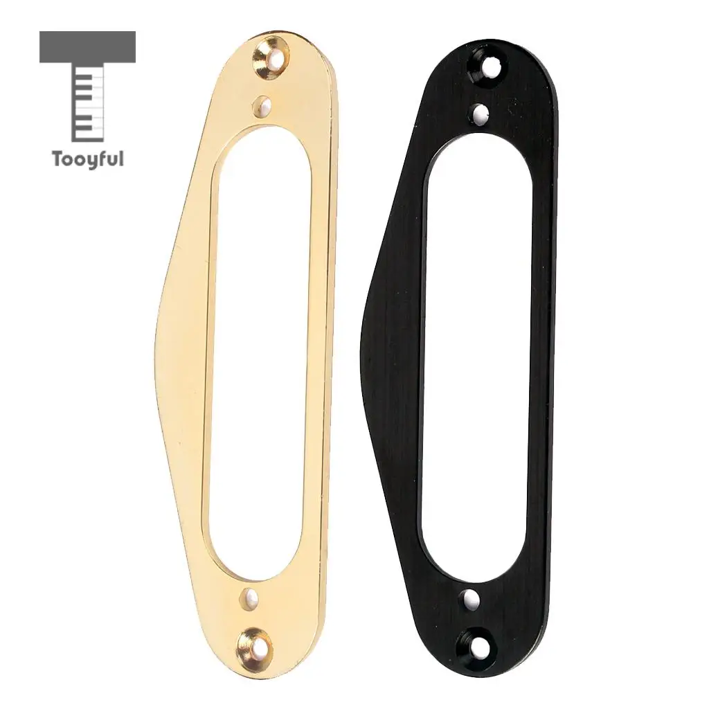 Tooyful 2Pcs/Set Electric Guitar Neck Pickup Frame Ring Surround for Tele TL