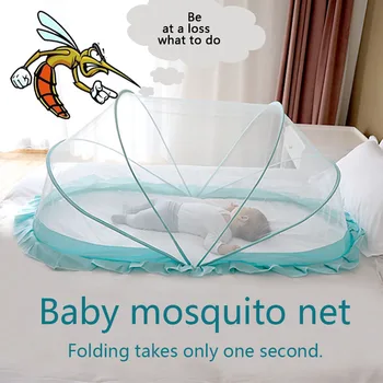 

Portable foldable multifunctionb Mosquito nets for infants baby Crib Netting Baby bed mosquito nets