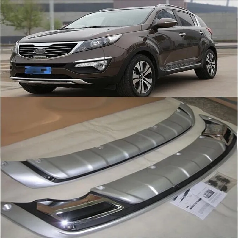 Для 2011 2012 2013 2014 2015 KIA Sportager Высококачественная пластиковая АБС хромированная