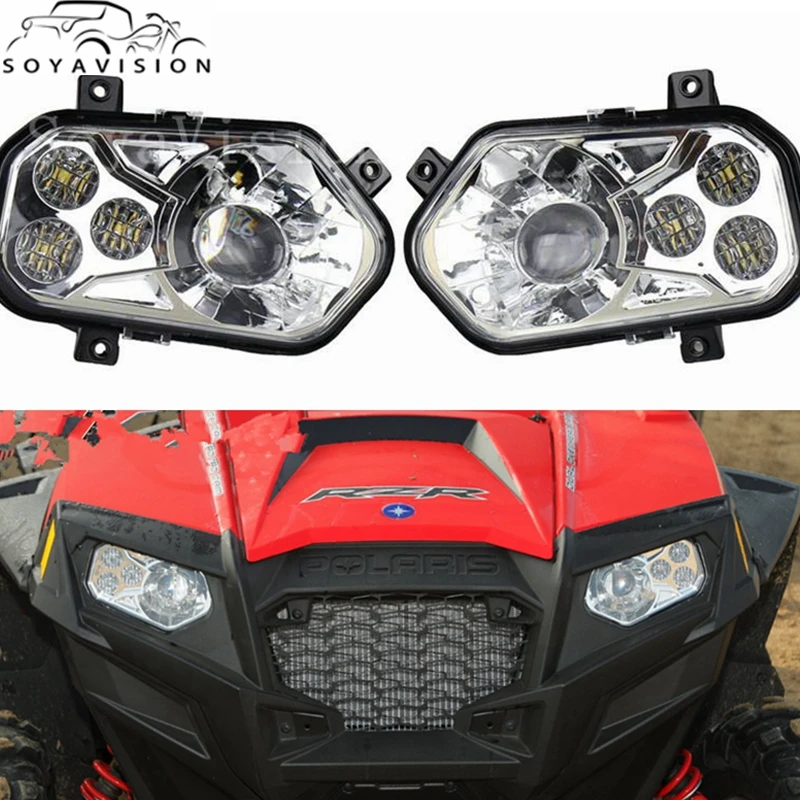 ATV UTV Light Accessories Projector Headlight For Polaris Ranger