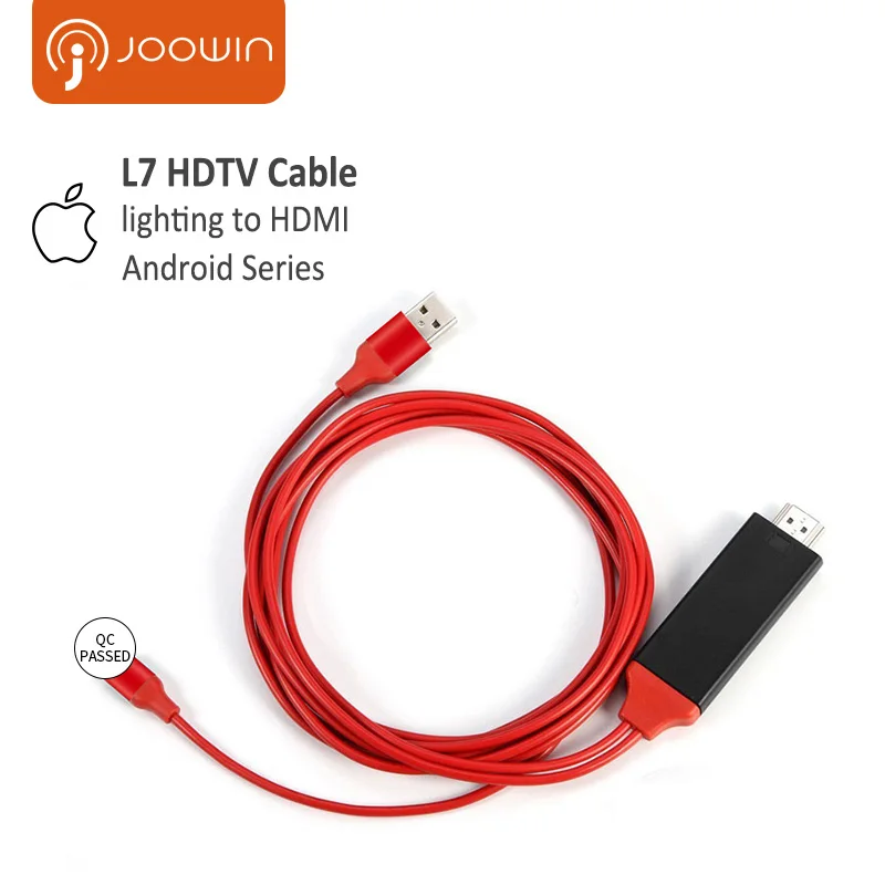 

Miracreen L7 TV Stick HDMI TV Cable for apple USB Screen Mirroring TV 1080P HD for iphone 6s plus iphone7 7plus ipad L9 Android