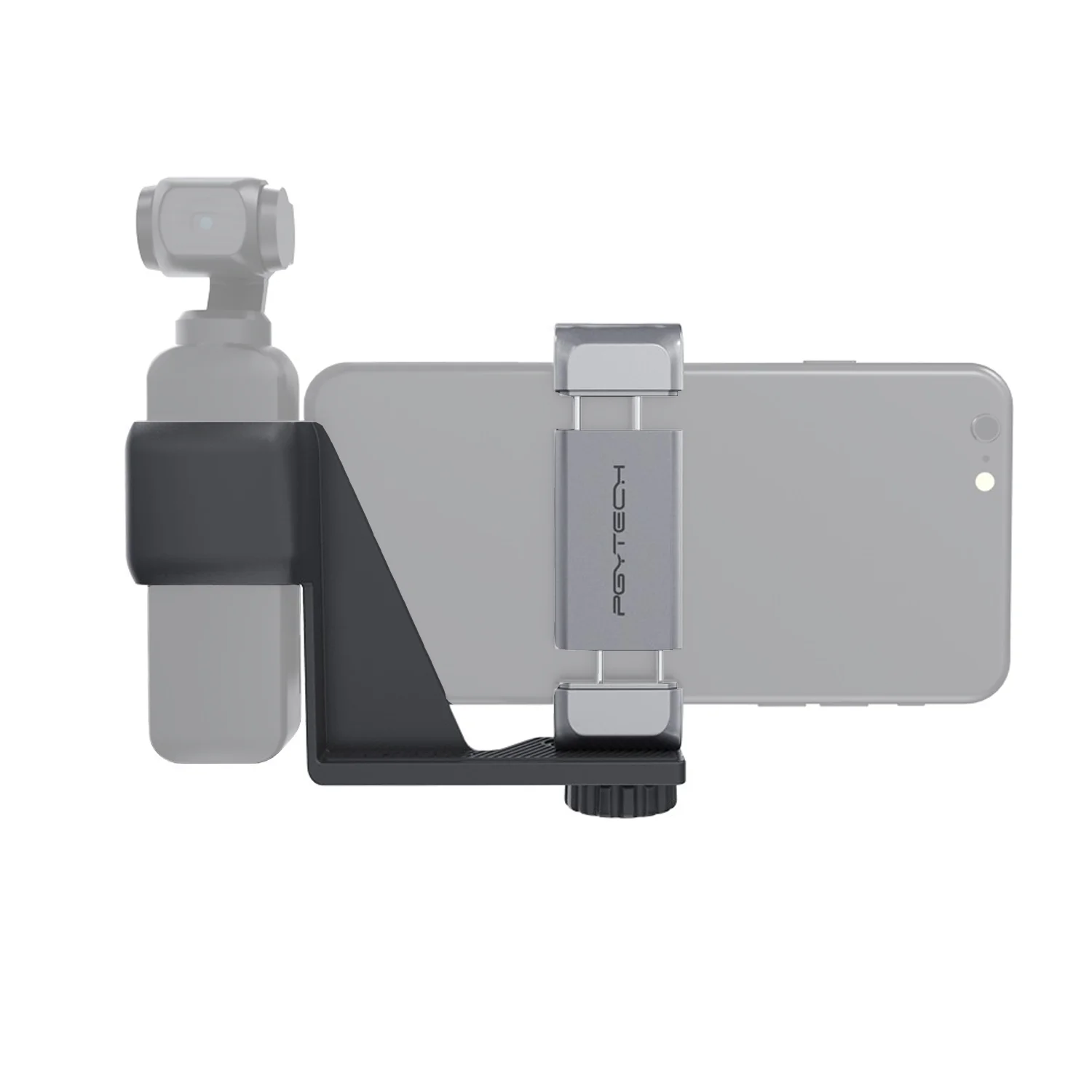 

HolaFoto PGYTECH Phone Holder Kit for DJI OSMO Pocket with 1/4 screw hole and cold shoe to enable accessories attachment