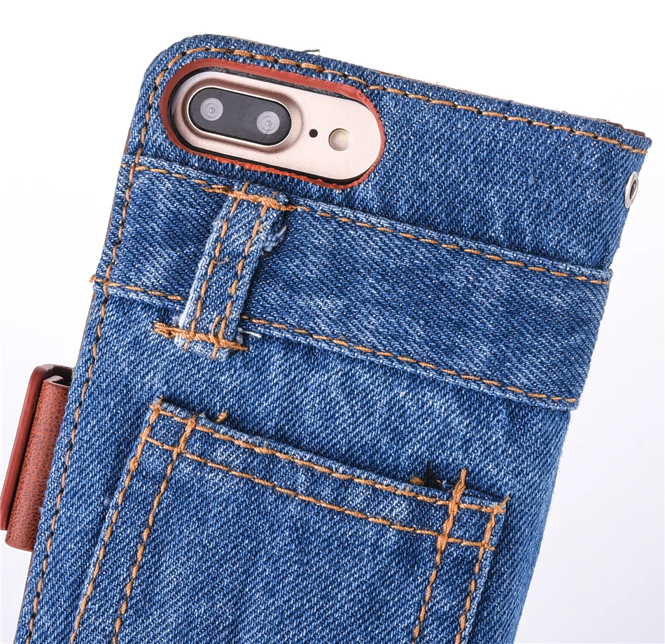 Джинсы в стиле ретро кожаный чехол для телефона для iphone X Case Чехол-книжка с подставкой и откидной крышкой для iphone 6 6s Plus iphone 7 7 плюс 8 чехол для мобильного телефона