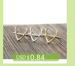 yiustar Simple Deer Antler ring women Animal women finger rings party gift