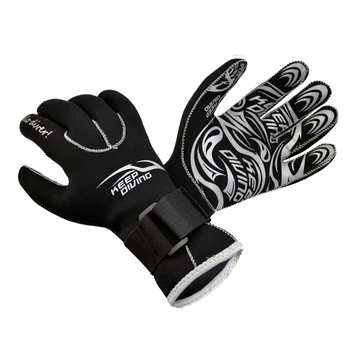 

KEEP DIVING 3MM Neoprene Scuba Dive Gloves Snorkeling Equipment Anti Scratch Keep Warm Wetsuit Material Winter Swim Spearfishi