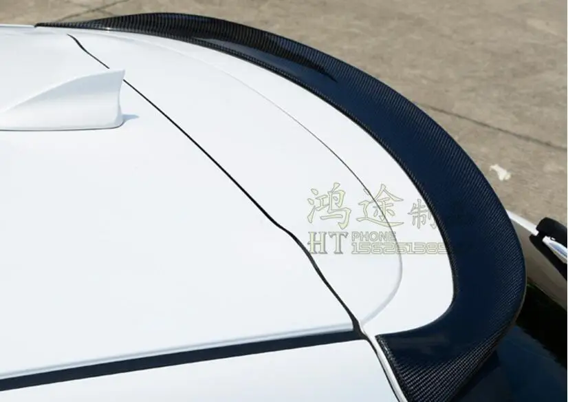 Высокое качество углеродного волокна/ABS Автомобильный задний багажник спойлер крыло подходит для MAZDA 3 Axela хэтчбек