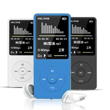 Модный MP3-плеер 4 Гб/8 Гб FM Портативный ЖК-экран HiFi без потерь Звук Музыка USB поддержка 128 Гб Micro SD TF карта Walkman