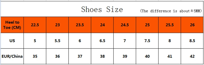  women's shoe size Copy 