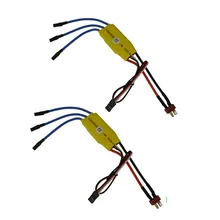 

2PCS 30A Brushless Motor Speed Controller RC ESC with JST Plug T Connector for RC Drone Airplane Car Boat Truck