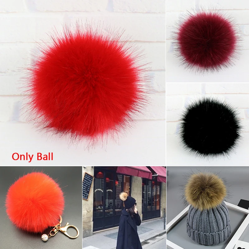 Fluffy Faux Fox Fur Pompom Ball with Press Button for Knitted Garment Hat DIY Handmade Accessories 5 Inches Pack of 12 Khaki Fluffy Faux Fox Fur Pompom Ball with Press Button for Knitted Garment Hat DIY Handmade Accessories 5 Inches Pack of 12 Khaki