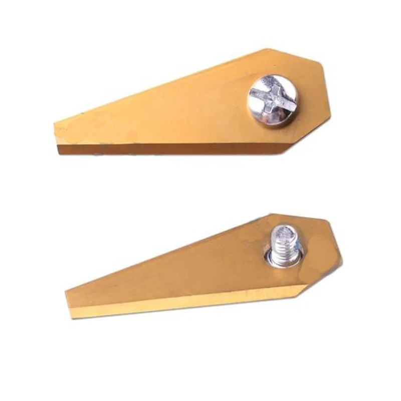 New 9Pcs Titanium Golden Replacement Robotic Mower Blade For Bosch Indego Lawnmower