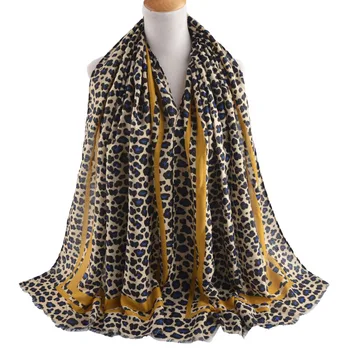 2019 Autumn Winter Leopard Dot scarf,stripe scarf,Print Neckerchief,print leopardo,Luxury Brand Foulards Muslim Hijab 90cm*170cm