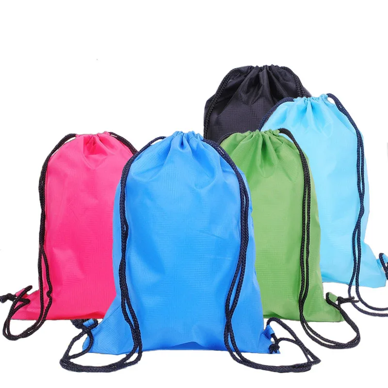 

Unisex Sports Fitness Beam Bag Simple Outdoor Travel Cosmetics Storage Beam Bag Portable Large Capacity light Drawstring Bag