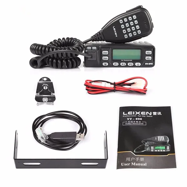 LEIXEN UV-25HX UV Dual-Band 25W car mobile radio better than qyt kt-8900 quansheng tg-uv2 for Benz Honda Car+Free cable with CD (3)