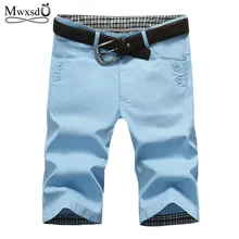 Высокое качество Mwxsd Брендовые мужские s хлопковые шорты летние мужские шорты Homme Стильные повседневные пляжные шорты мужские короткие штаны 28~ 38