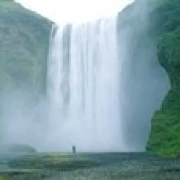 Skogafoss Falls  Skogar River  Iceland Poster Print (36 x 12)