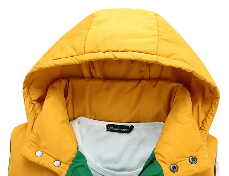 New Winter Autumn Mother And Daughter Clothes 2016 Thicken Children's Vest Removable Hoody Family Look Clothing Matching Clothes (9)