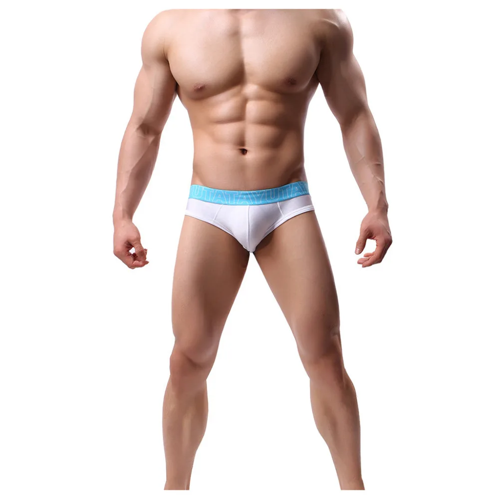 2019 Men's sexy low waist beach briefs seaside sports men's casual comfort shorts quick-drying beach shorts men 40J3 (6)