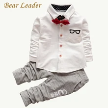 Bear Leader Baby Clothing Sets Kids Clothes Autumn Baby Sets Kids Long Sleeve Sports Suits Bow Tie T-shirts + Pants Boys Clothes