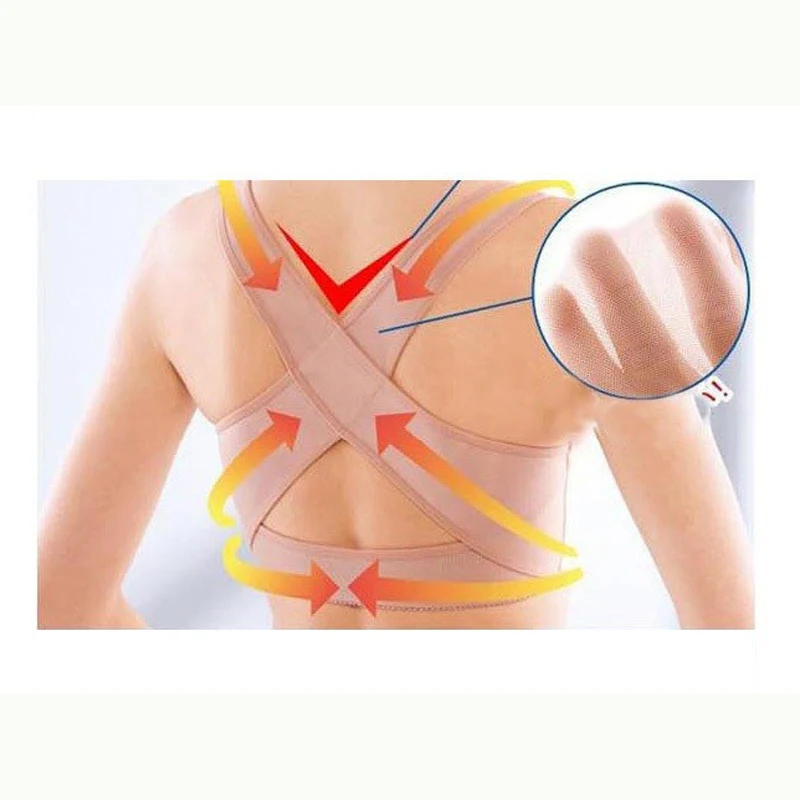 Регулируемый корсет для коррекции осанки на спине и плече, корсет для взрослых, поясной ремень, ортопедическая поддержка спины