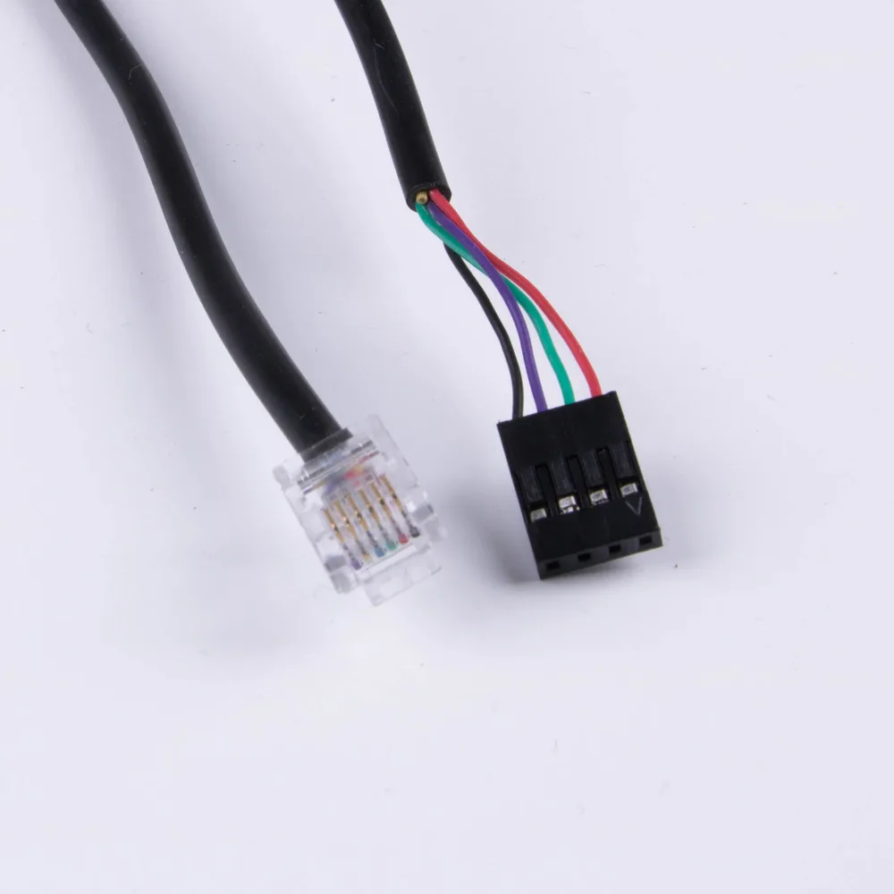 Rj11 rj12 6p4c 6p6c 전화 암 소켓-수 어댑터 점퍼 lan 네트워크 이더넷 벌크 헤드 패널 마운트 연장 케이블