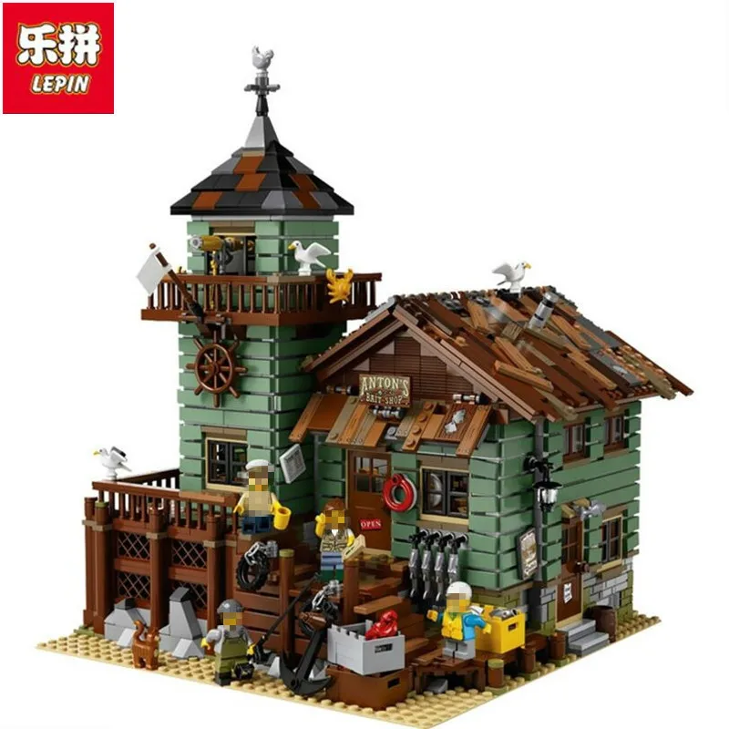

Lepin 16050 2109Pcs MOC Series The Old Finishing Store Set Children Educational Building Blocks Bricks Toys Model gifts 21310