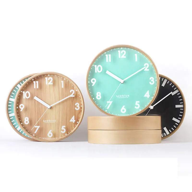 Buy 10in Wood Creativity Silent Wall Clock Small Size