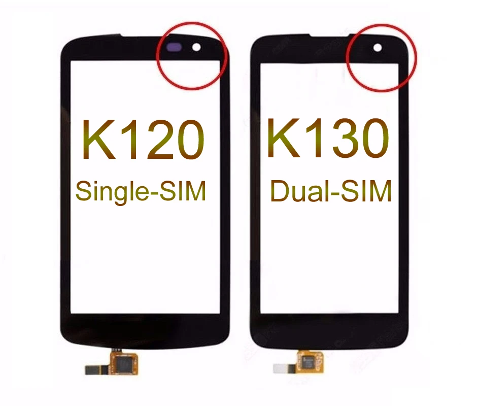 RTBESTOYZ-For-LG-K4-K120-K121-K130-K130E-Touch-Screen-Digitizer-Front-Glass-Lens-Sensor-Panel