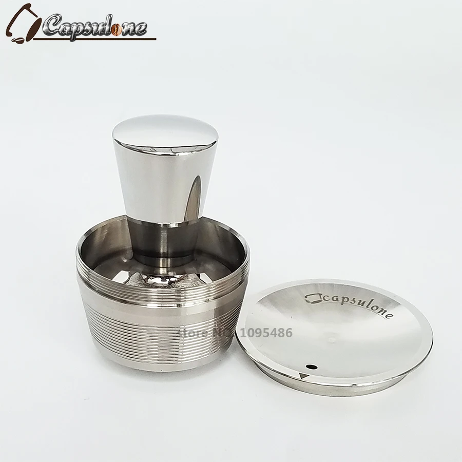 カプセル/ステンレス鋼金属ドルチェグストマシン互換詰め替え可能再