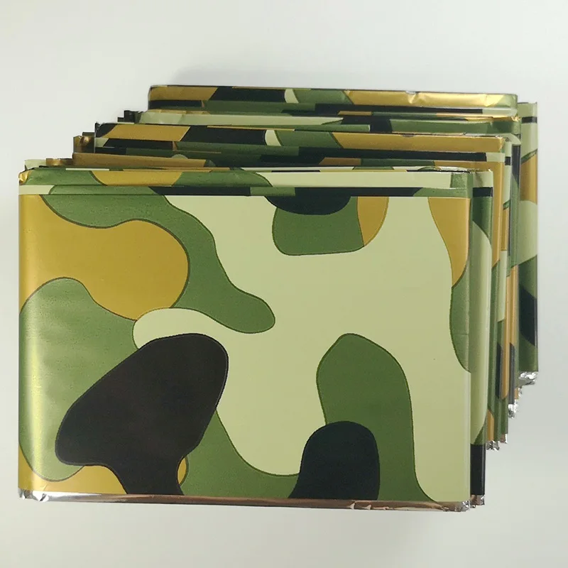 

Jungle camouflage First aid blanket Outdoor insulation camouflage blanket snow Ground jungle Two optional