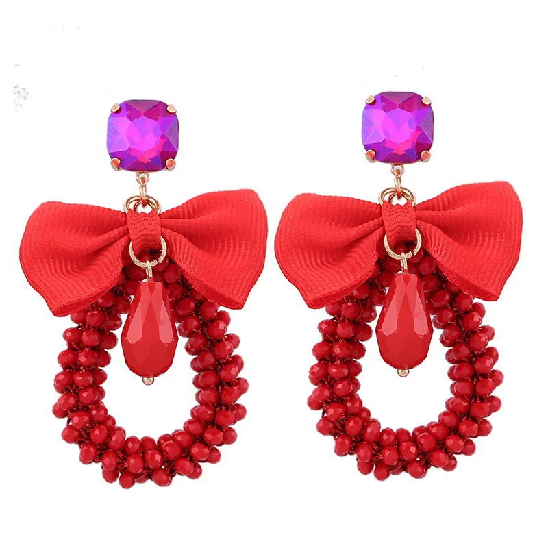 Earrings Red