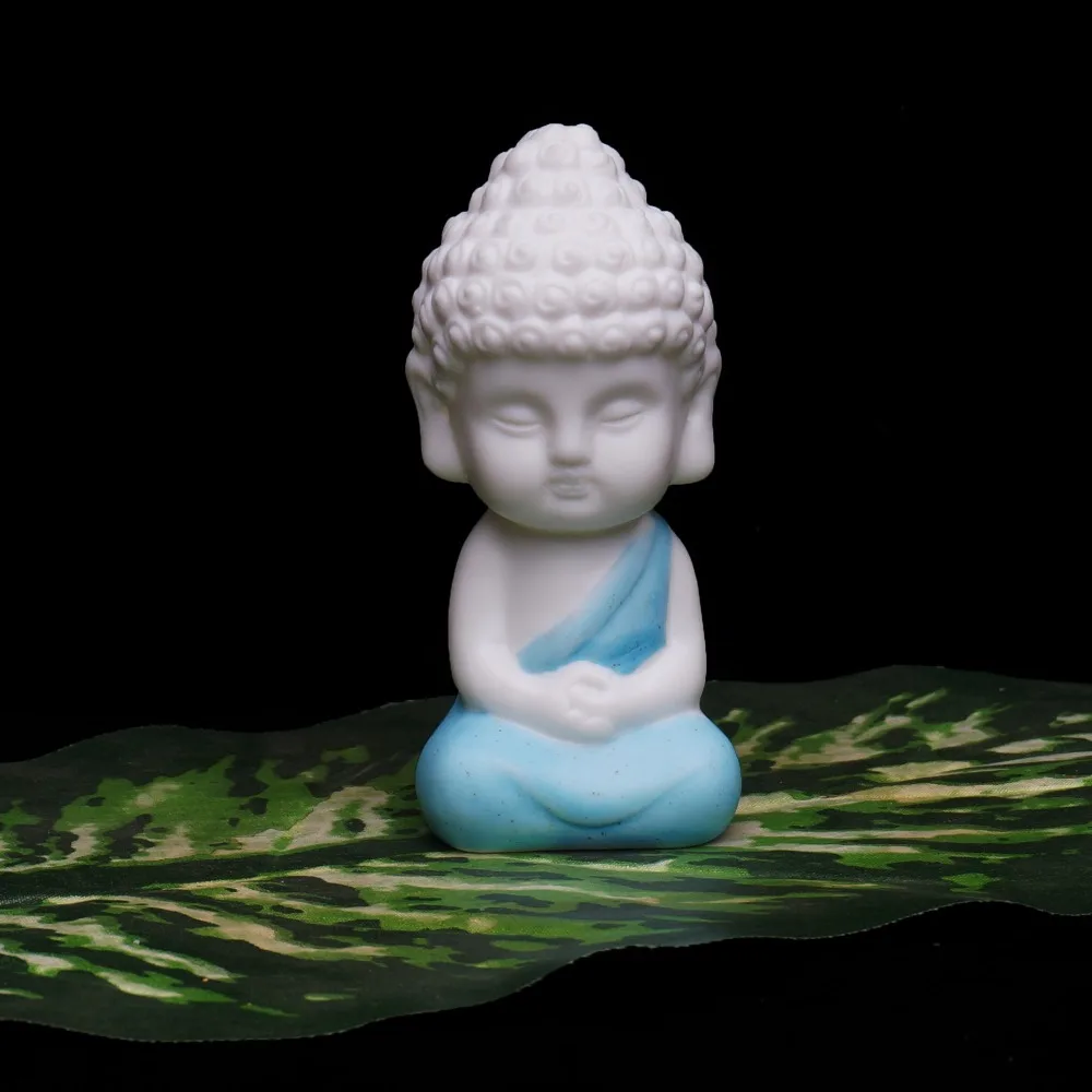 small buddha statue monk figurine tathagata India Yoga Mandala tea font b pet b font purple