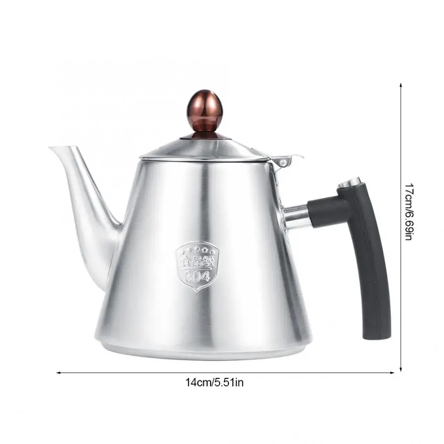 1.2L чайник, кофейник, чайники, серебристый чайник для холодной воды, чайник со свистком, индукционный котел, домашний кухонный помощник