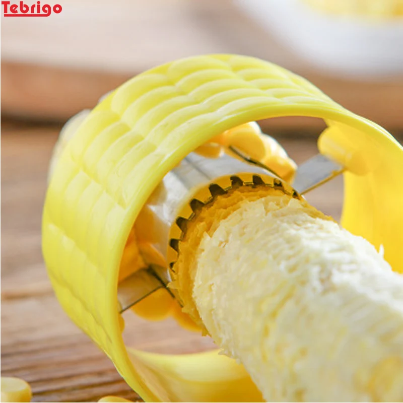 Tebrigo Кукуруза зачистки зерна Cob молотилка кернелер нож для удаления кукурузные