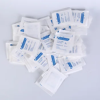 

100Pcs/lot Cotton Safe Surgical Dressing Pads Non-Woven Gauze Swabs Braces Support Medical Sterile Wound Gauze Sponges