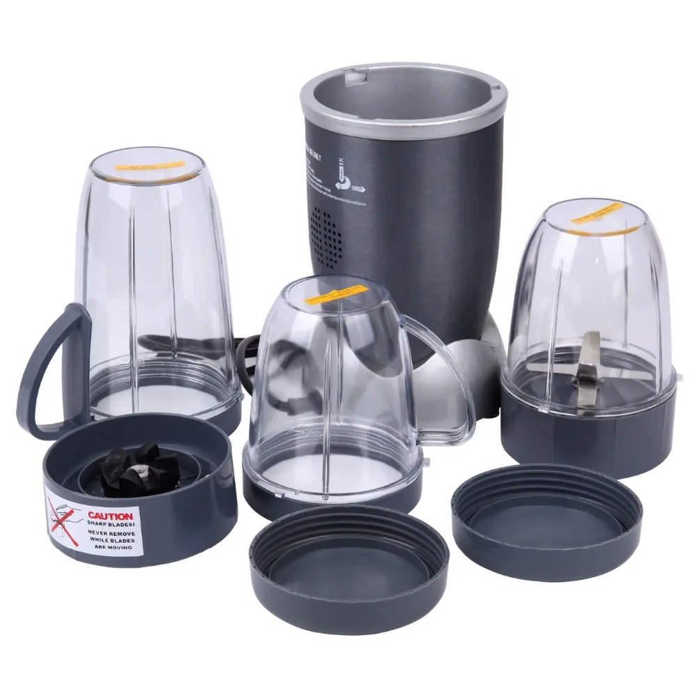 

600W Whole Fruit Vegetable Power Juicer Blender Grinder exprimidor Stainless Steel with Jug